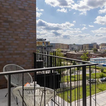 Rakowicka Steam Park Studio Z Balkonem W Krakowie By Renters 아파트